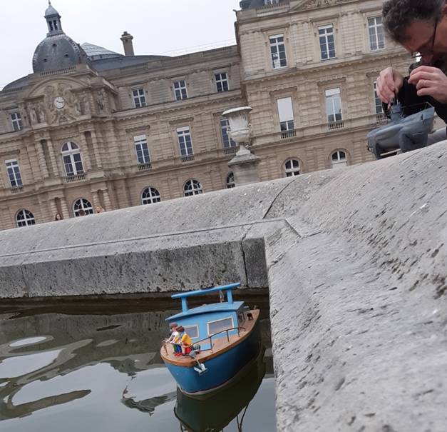 club nautique du luco jardin du Luxembourg Paris pond boat