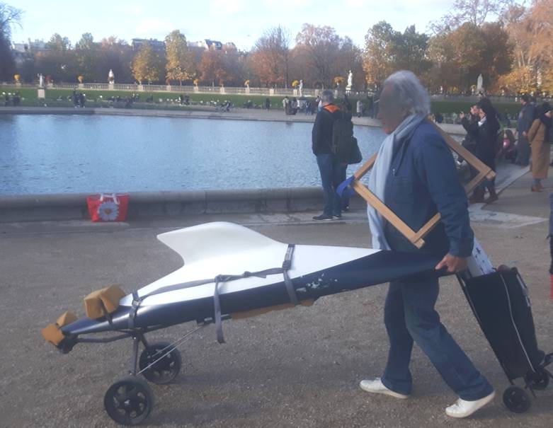 club nautique du luco jardin du Luxembourg Paris pond boat