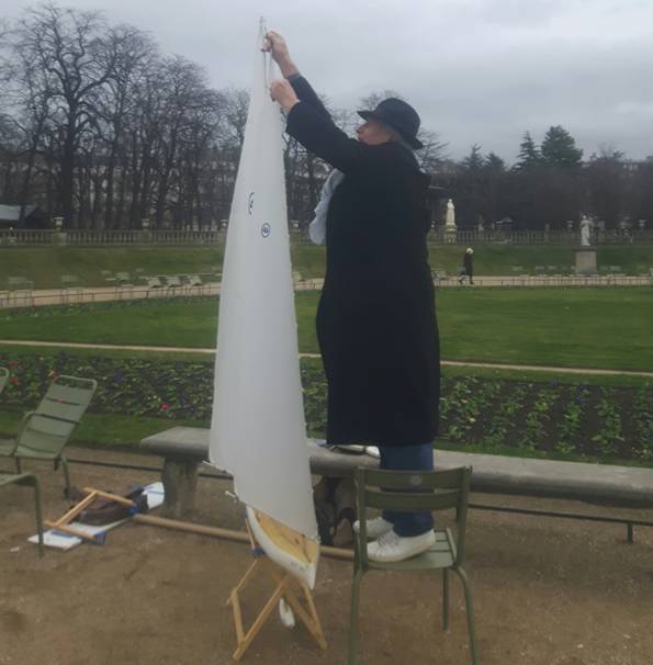 club nautique du luco jardin du Luxembourg Paris pond boat