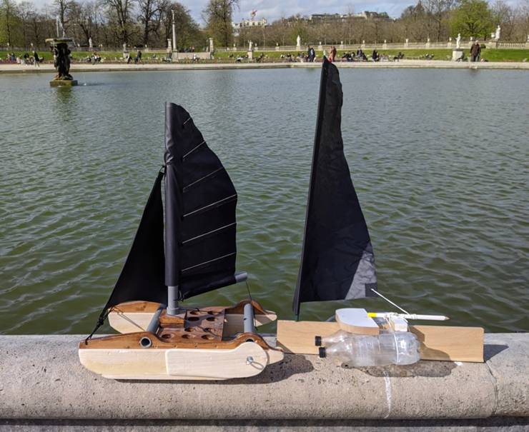 club nautique du luco jardin du Luxembourg Paris pond boat