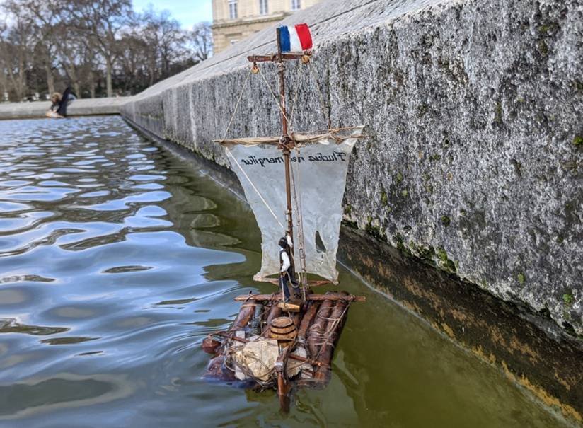 club nautique du luco jardin du Luxembourg Paris pond boat