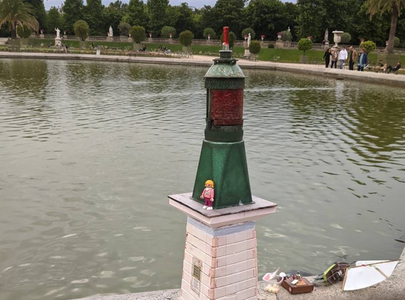 club nautique du luco jardin du Luxembourg Paris pond boat