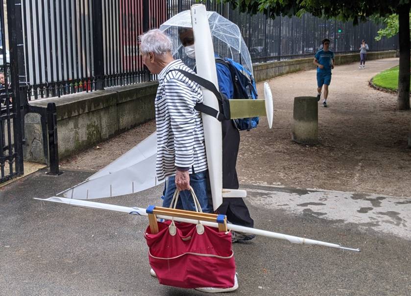 club nautique du luco jardin du Luxembourg Paris pond boat