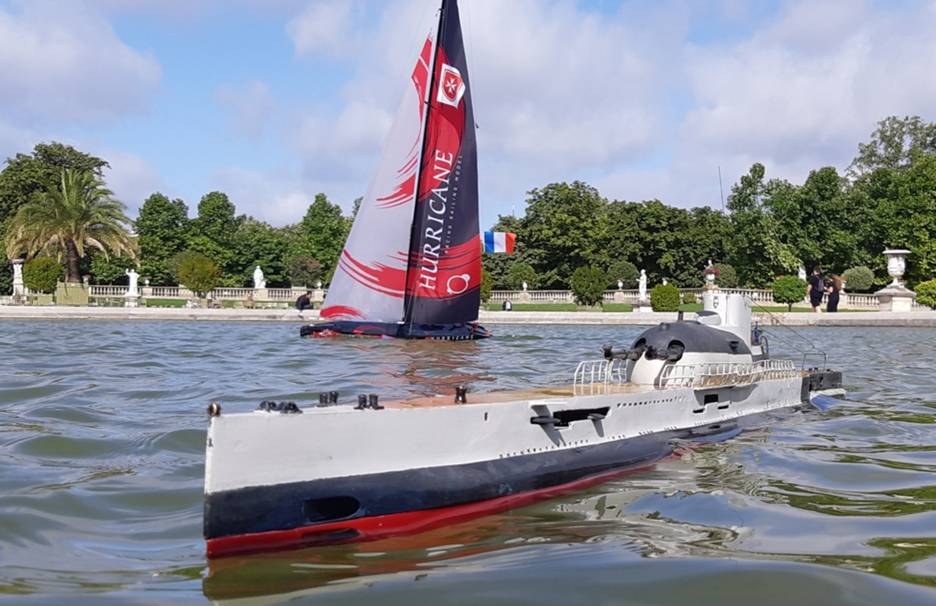 club nautique du luco jardin du Luxembourg Paris pond boat