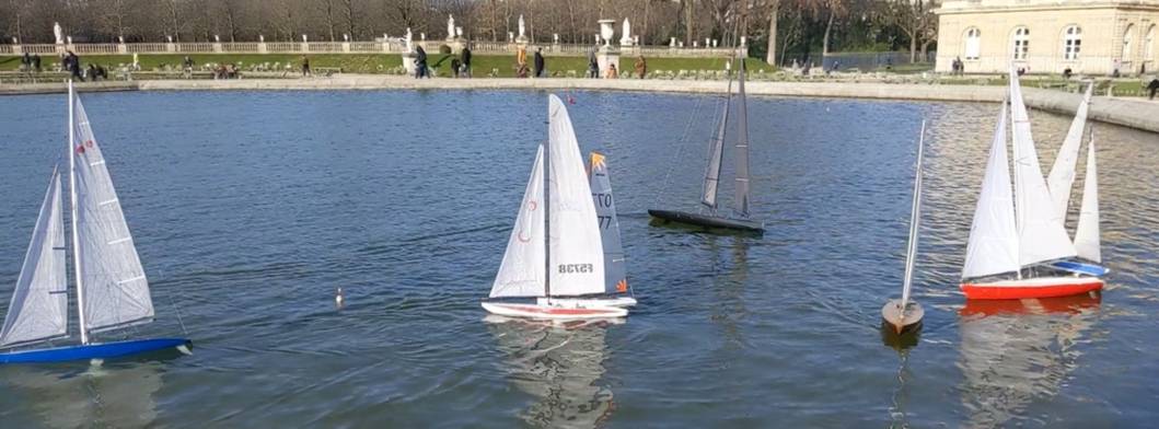 club nautique du luco jardin du Luxembourg Paris pond boat