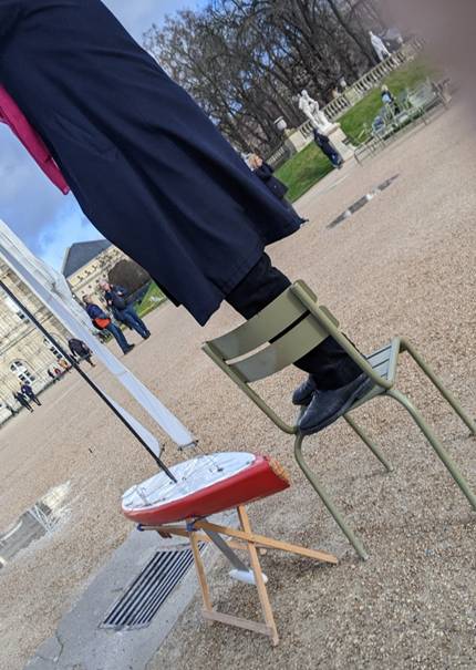 club nautique du luco jardin du Luxembourg Paris pond boat