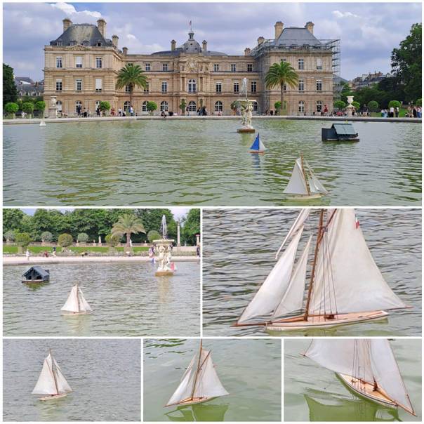 club nautique du luco jardin du Luxembourg Paris pond boat