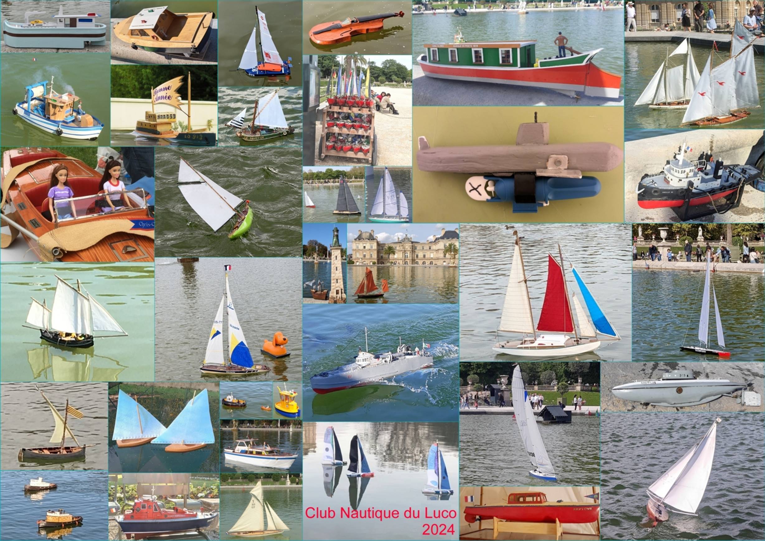 club nautique du luco jardin du Luxembourg Paris pond boat