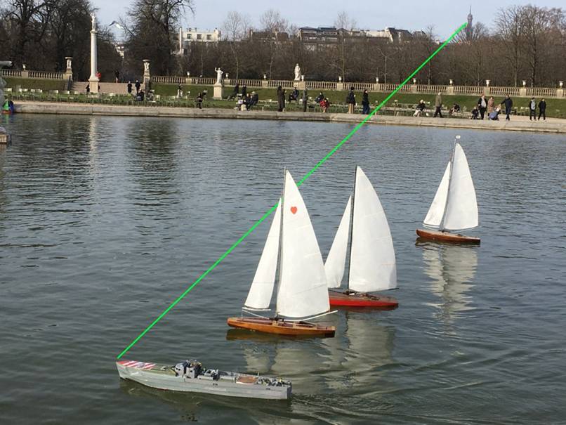 club nautique du luco jardin du Luxembourg Paris pond boat