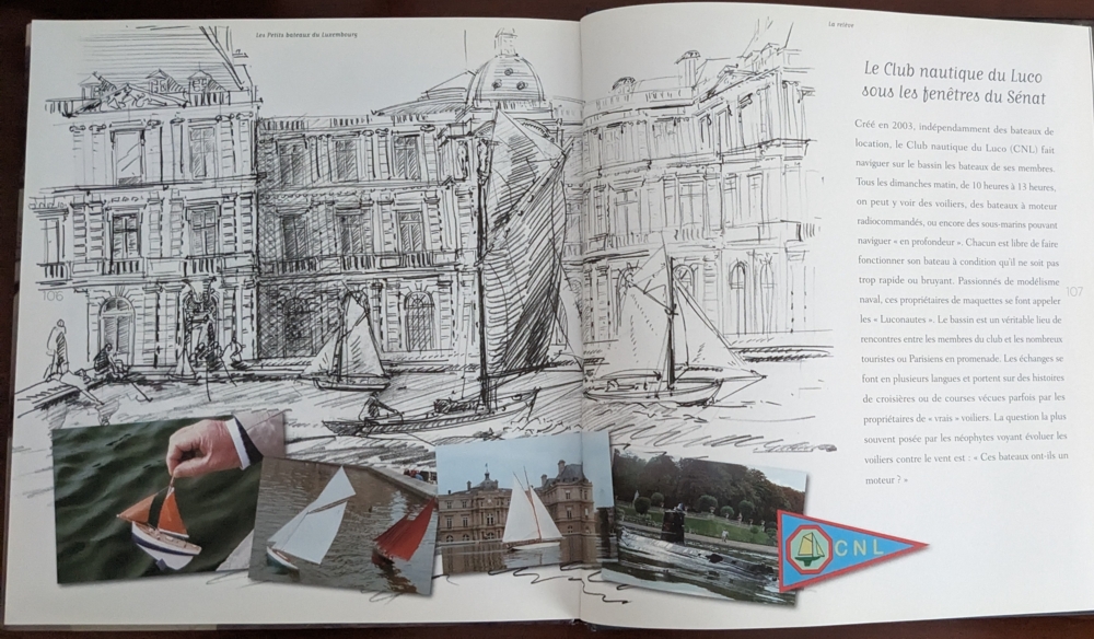 club nautique du luco jardin du Luxembourg Paris pond boat