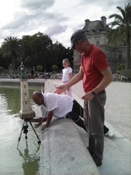 club nautique du luco jardin du Luxembourg Paris pond boat