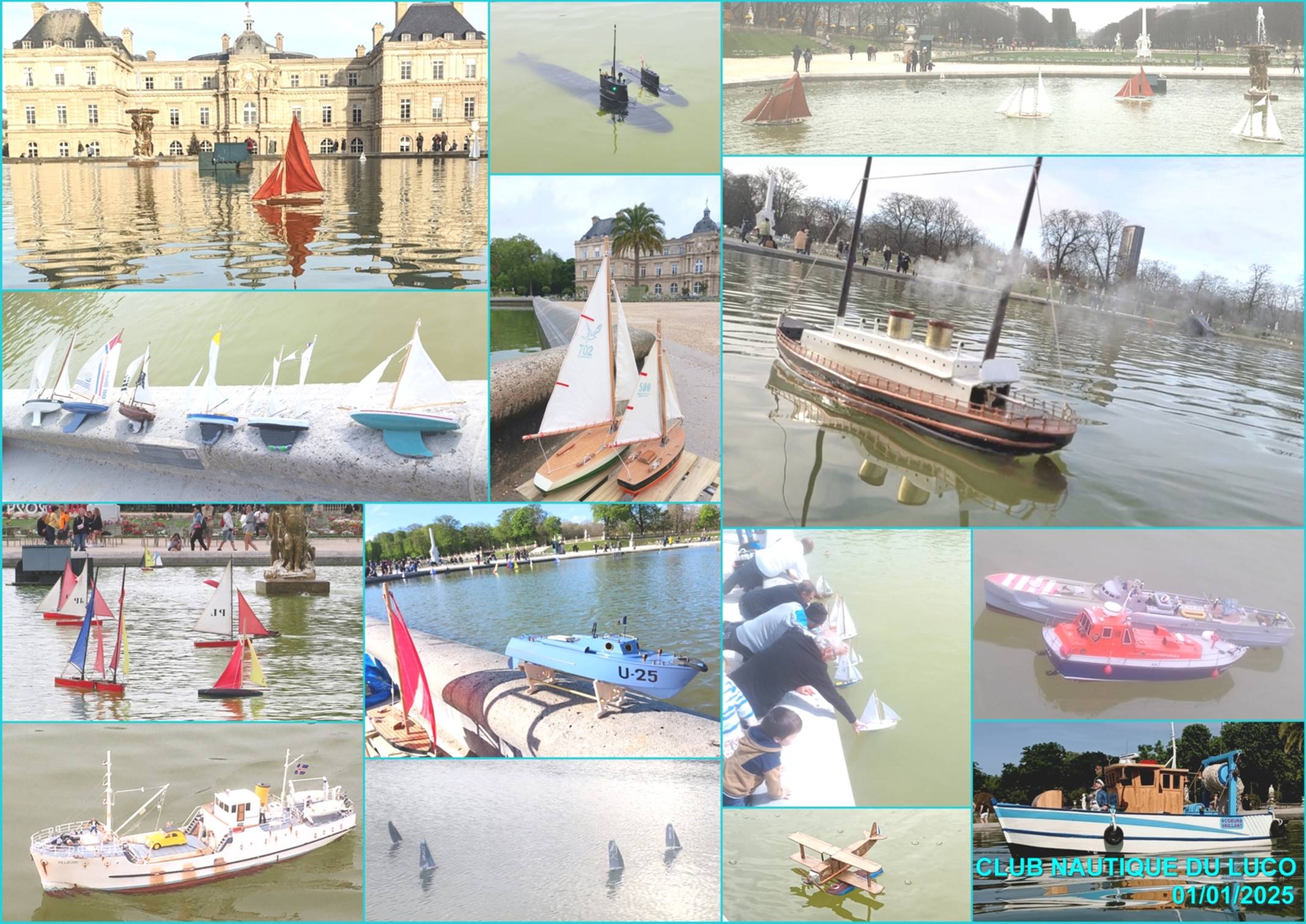 club nautique du luco jardin du Luxembourg Paris pond boat