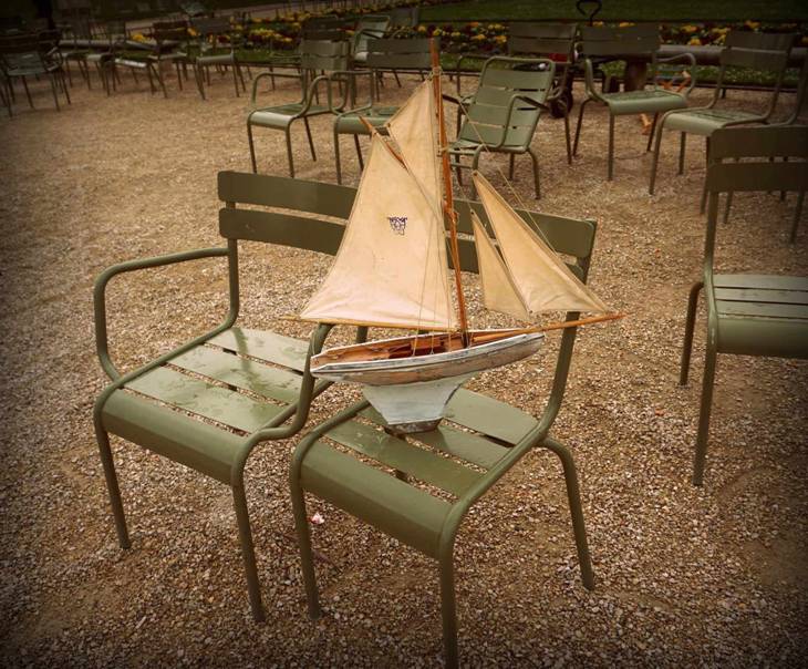 Club nautique du luco jardin du Luxembourg Paris pond boat