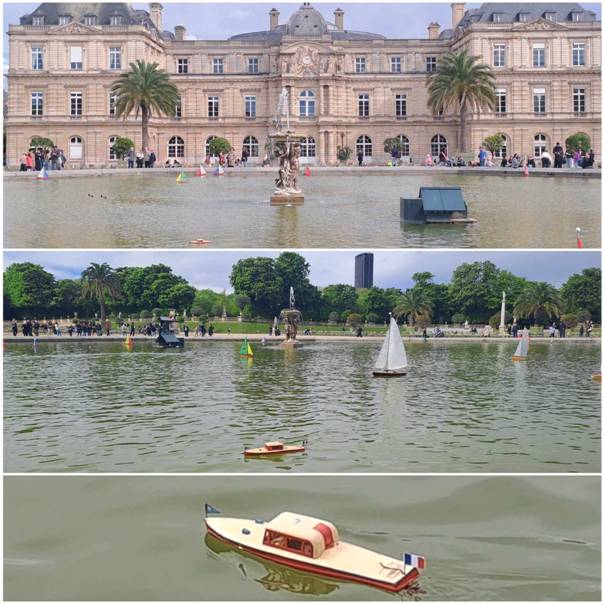 Club nautique du luco jardin du Luxembourg Paris pond boat