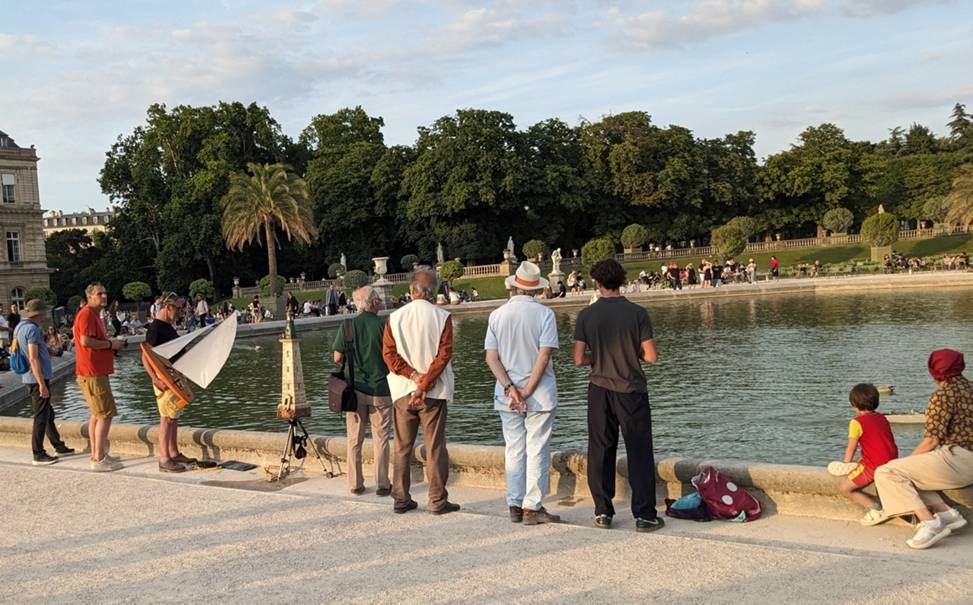 Club nautique du luco jardin du Luxembourg Paris pond boat